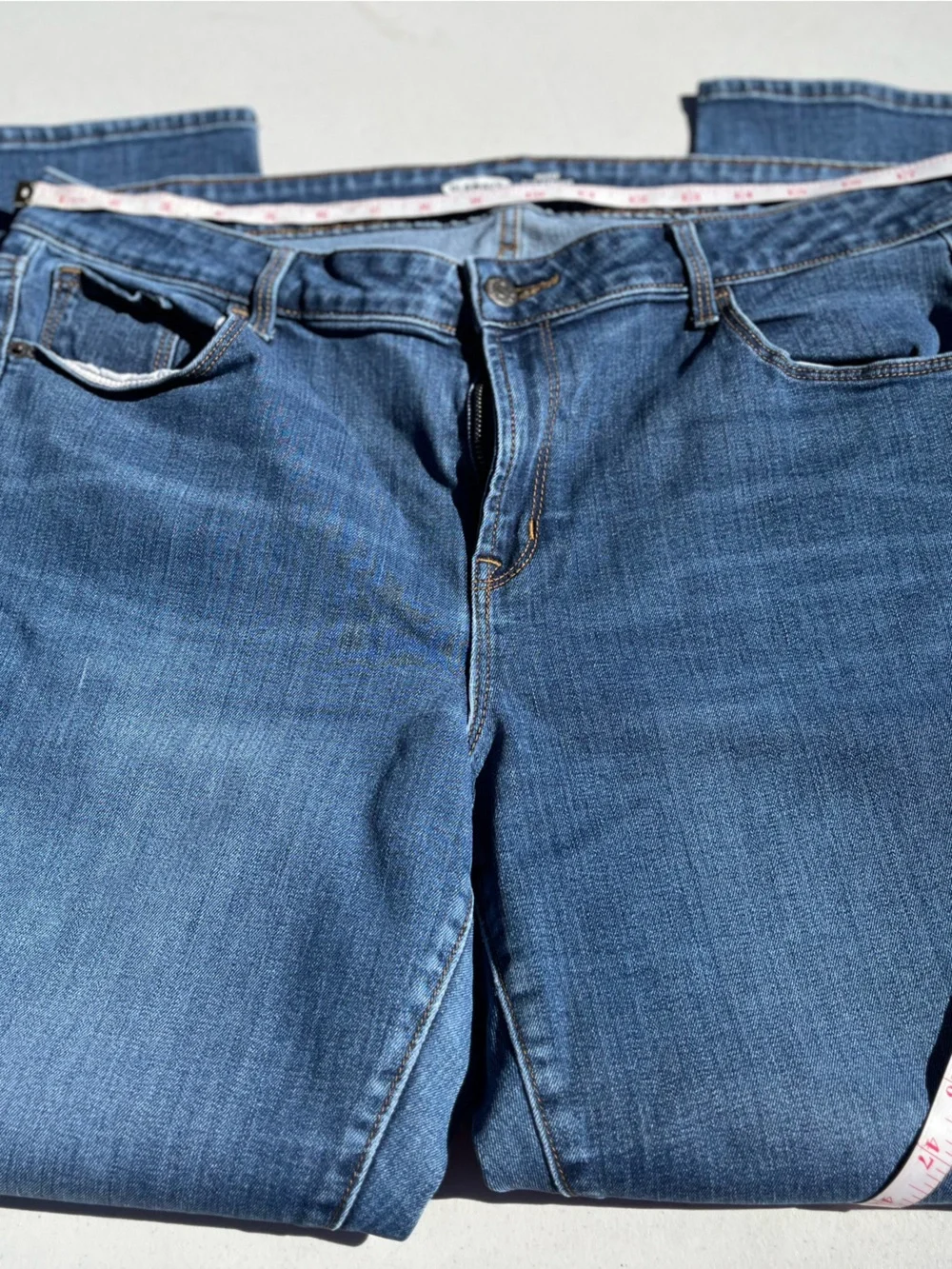 Old Navy Women's Boot Cut Jeans in Dark Blue Denim